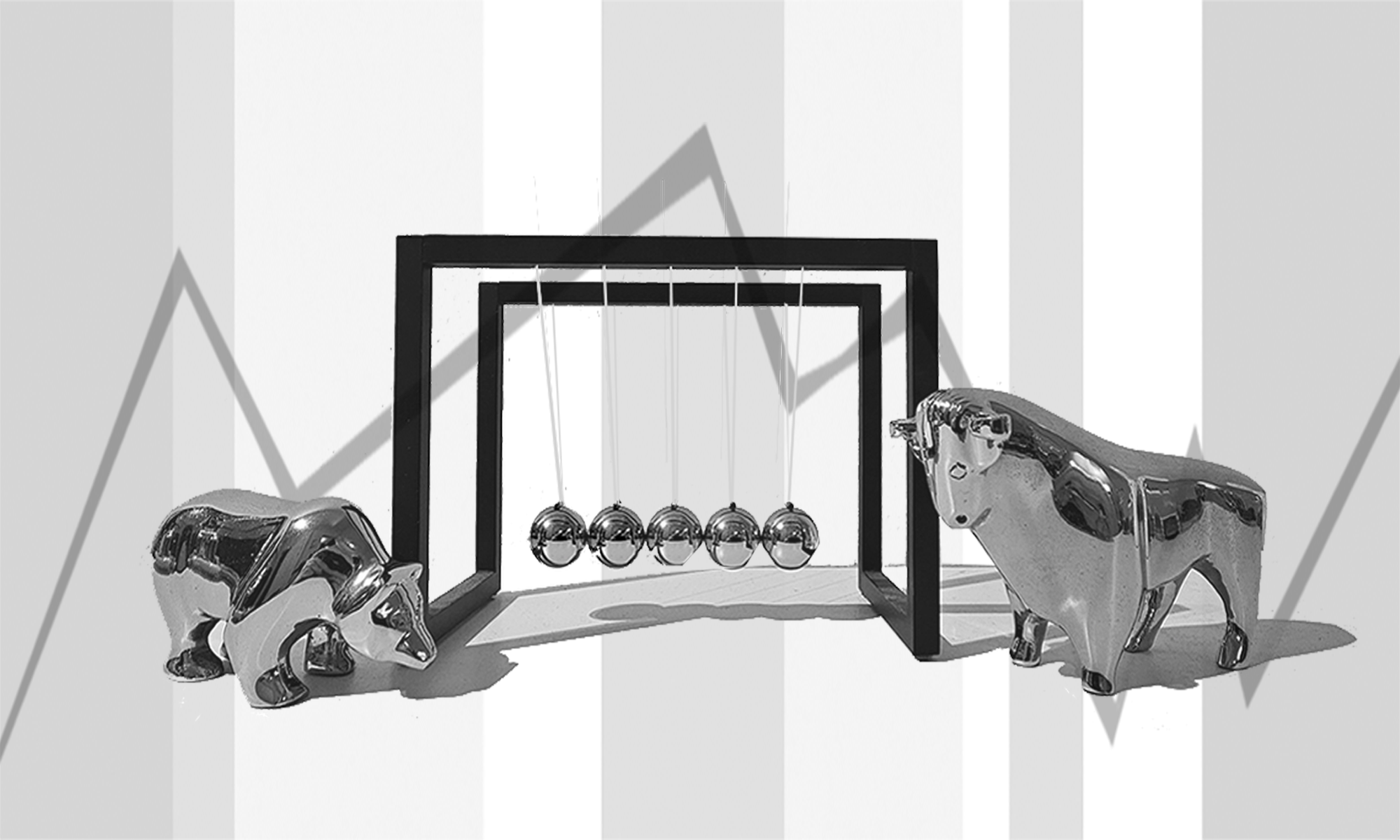 klaus-ullmann-art-bull-bear-stock-exchange